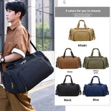 Canvas Expandable Duffle Bag for Men Traveling Luggage Travel Bag Weekender Overnight Bag Mens Sports Gym Carry on Weekend Bags