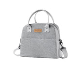 Travel Convenient Large Capacity Meal Bag Thermal Bag Custom Oxford Portable Handheld Insulated Bento Bag With Logo