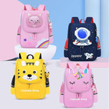 Waterproof Lightweight Small Schoolbag for Boys Girls Kindergarten New Cartoon Space Bag Polyester Zipper Cute Baby Backpack