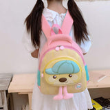 New Kindergarten School Backpack Super Cute Anime Cartoon Design Unisex Water-resistant Polyester Air Cushion Bag