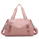 Nylon Fitness Bag Handheld Yoga Bag for Women String Waterproof Wet and Dry Separation Large Capacity Luggage for Short Trips