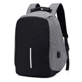 Waterproof USB Charging Laptop Backpack Screen Business Travel DDP Custom Silk Polyester Laptop Bag