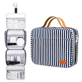 Large Capacity Waterproof Portable Travel Toiletry Bag Hanging Weekender Bag with Zipper Closure for Women and Men Makeup Case