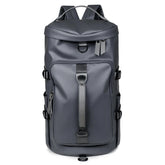 Large-Capacity Men's Fashion Sports Training Backpack Dry Wet Separation Business Travel Luggage Geometric for Fitness Training