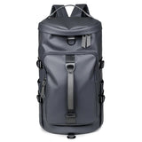Large-Capacity Men's Fashion Sports Training Backpack Dry Wet Separation Business Travel Luggage Geometric for Fitness Training