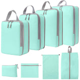 High Quality Compression Expandable Packing Cubes Sturdy Travel Luggage Organizer with Double Zipper Space Saving Sport Style