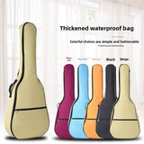 Folk Guitar Bag Thick Cotton Double Strap Colorful Acoustic Guitar Case Durable Oxford Fabric with EVA Gig Bag