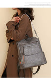 New Fashion Backpack Waterproof Women's Large Capacity Retro Single Shoulder Crossbody Bag Leisure Women's Backpack