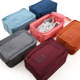 Portable Foldable Small Polyester Shoe Bag Multifunctional Waterproof Travel Beach Storage Outdoor Shoes Pouch