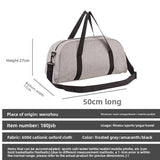 Denim Polyester Unisex Fitness Sports Yoga Dance Bag Portable Travel Custom Logo Waterproof Durable Hiking Folding Duffle Bag