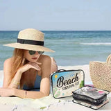 Hot-Selling Portable Zipper Storage Cosmetic Bag Eco-Friendly PVC Transparent Makeup Bag Cartoon Pattern for Travel Airport Use