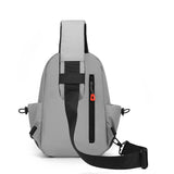 Waterproof Casual Sports Fashion Chest Bag Men's Trendy Multi-function Large-capacity Cycling Lightweight Sling Bag