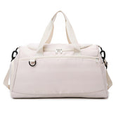Gym Duffle Bag Sports Fitness Zipper Shoe Compartment for Small Orders Polyester Lining Travel Bag