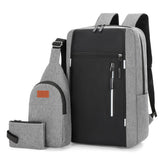 Men Casual Computer Waterproof School Rucksack Bag Customized logo Polyester Laptop Backpack