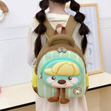 New Kindergarten School Backpack Super Cute Anime Cartoon Design Unisex Water-resistant Polyester Air Cushion Bag