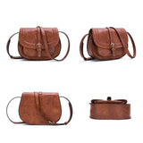 Designer Famous Brands Saddle Bag Women's Crossbody Shoulder PU Handbag Fashionable Handbags and Purses
