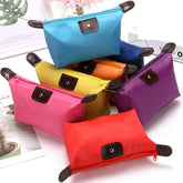 Travel Women Dumpling Shaped Makeup Bag Foldable Waterproof Cosmetic Storage Bag Gift Storage Bag with Customized Logo