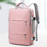 Simple Duffle Backpack Oxford Material Zipper for Hiking Leisure Sports Fitness Weekend Short Distance Travel