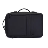 Capacity Expandable Business Laptop Bagpack for Men Waterproof Black Airplane Theme Mens Travel Backpack Oxford