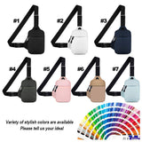 Mini Nylon Single Shoulder Bag Sport Shoulder Bag Custom Small Square Black Crossbody Messenger Bag With Logo