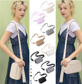 Chic Large-Capacity Fitness Belt Bag – Premium Waterproof Nylon Waist Pack featuring Multi-Functional Storage Pockets and Sophisticated Silhouette