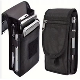 Premium Unisex Nylon Waist Bag – Durable Three-Compartment Outdoor Sling featuring Integrated Pen Slots and Secure Smartphone Storage
