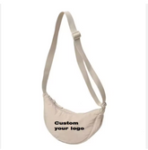 Chic Customizable Logo Vintage-Style Shoulder Bag – Ultra-Lightweight Pure Nylon Crossbody for the Spring/Summer