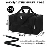 Duffle Bag for Men 17 Inch Duffel Bag Heavy Duty for Weekend Sport Camping Travel Outdoor Lightweight Large Capacity Travel Bags