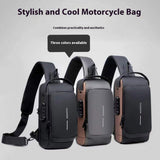 Men's Shoulder Bag Multifunction Anti Theft USB Messenger Pack Man Crossbody Cross Body Travel Sling Chest Bags Pack
