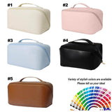 PU Leather Makeup Bag Waterproof Travel case Bride Kitbag Square Pillow Carry Pouch Beauty Cosmetic Bag