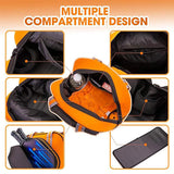 Portable Tennis Badminton Sports Bag with Dry Wet Separation Large Capacity One Size Fits All Unisex Outdoor Use Pickle Ball Bag