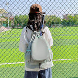Large Capacity Nylon Racquet Sport Bag for Women Outdoor Training Shoulder Handheld Sports Badminton Tennis Bag