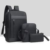 College Anti-theft Laptop Backpack Bag Set with USB Charging Large Capacity Mens Backpack Casual Bag for School