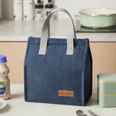 Fashionable Design Polyester Insulated Picnic Bag with Logo Portable Vintage Summer Student Lunch Bag