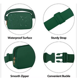 Chic Unisex Nylon Fanny Pack – Premium Waterproof Chest Bag and Crossbody Sling with Sophisticated Modern Aesthetic for Gym & Streetwear