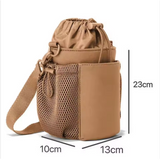 Premium Insulated Waterproof Bottle Carrier with Professional Crossbody Shoulder Strap for Gym & Outdoors