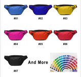 Men Women Polyester Fanny Pack Crossbody Running Belt Bag Sport Chest Multi-functional Waterproof Soild Waist Bag 5.0 (1 review) certified