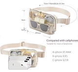 Premium Stadium Approved Clear Fanny Pack – Professional Water-Resistant Belt Bag with Adjustable Strap for Men & Women