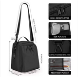 Luxury Magnetic Gym Bottle Carrier – New Style Insulated Holder with Integrated Front Storage Pocket and Adjustable Shoulder Strap