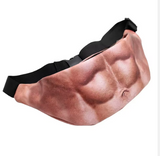 Dadbagw 3D Belly Pockets Belt Bag Novelty Men Beer Belly Waist Bag Travel Phone Anti-theft Organizer Waist Bag