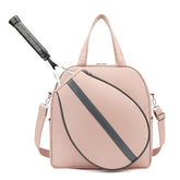 Sports Pickleball Sling Bag Badminton Racket Bag Tennis Paddle Tote Carry Bag for Travel Bag Women Tennis