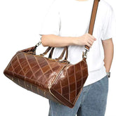 Full Grain Leather Duffel Bags for Men and Women Travel Overnight Weekend Leather Bags Travel Duffel for Men
