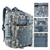Tactical Backpack with Camouflage Oxford Molle Hiking & Outdoor Camping for Motorcycles Custom LOGO Day Pack