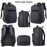 Men Large Capacity Laptop Backpack Waterproof Multiple Way Use Rucksack Water Resistant Travel Oxford Sport BackPACK