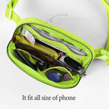 Belt Bag Fanny Pack Crossbody Bags for Women Everywhere Belt Bag Waist Packs with 3 Pockets