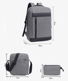 College Anti-theft Laptop Backpack Bag Set with USB Charging Large Capacity Mens Backpack Casual Bag for School