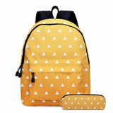 Cartoon Woman Backpack Unisex High Quality 2pcs Set Printing Children Travel Waterproof Backpack Kids School Bags