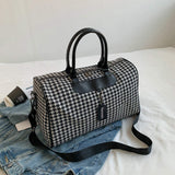 Zipper Travel Luggage Bag-Large Capacity for Fitness Sports Business Trip Boarding Swimming Accommodation Messenger Bag