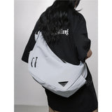 Nylon Waterproof Crossbody Bag for Boys Women & Men Fashion Casual Commuting Single Shoulder Cycling Messenger Travel Chest Bag