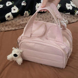 Cosmetics Bag Fashionable Lightweight for Women Large-Capacity Partitioned Eco-Friendly Travel Cute Portable for Toiletry Bag